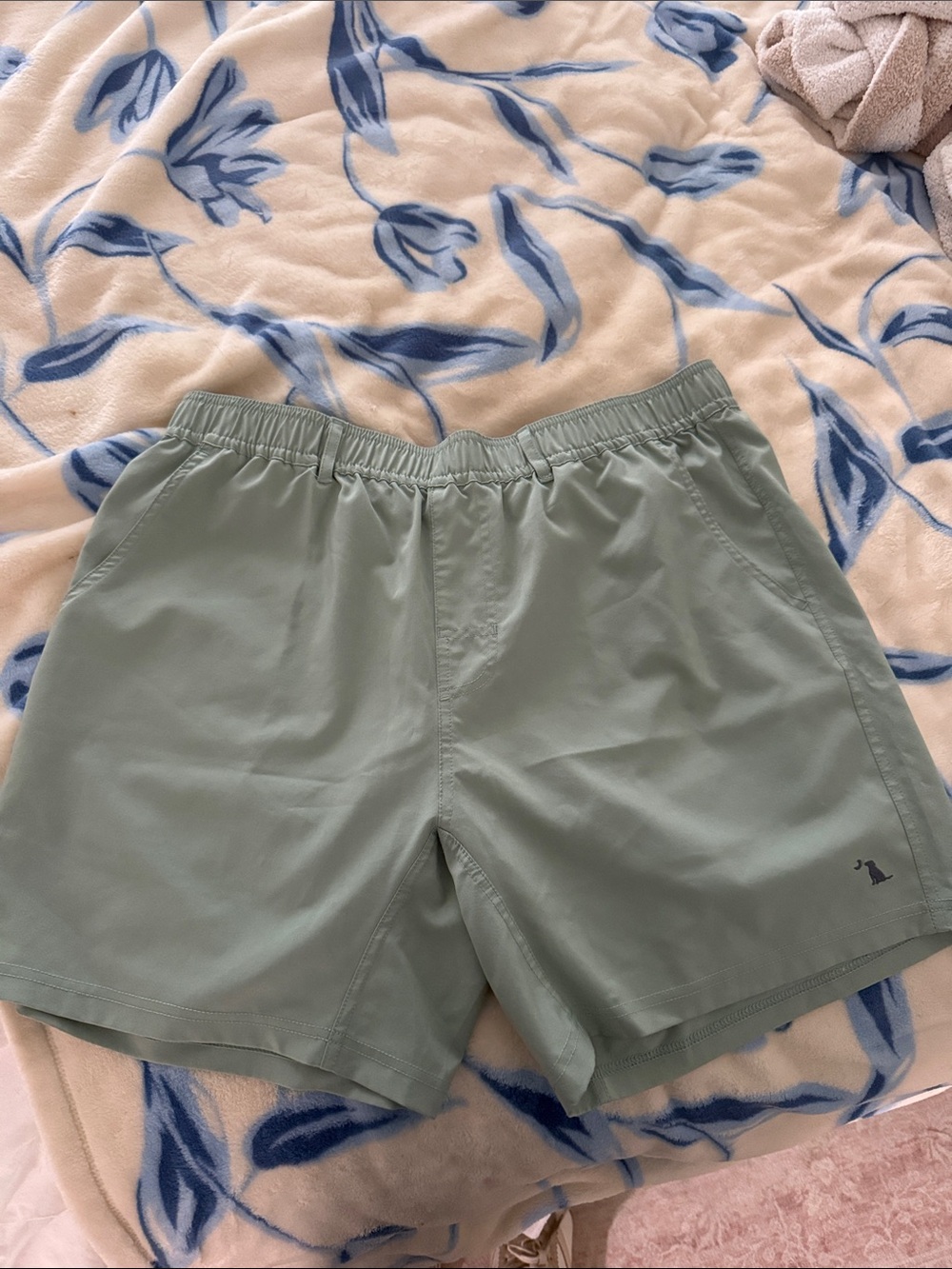 Men's Light Sage Short with Elastic Waistband